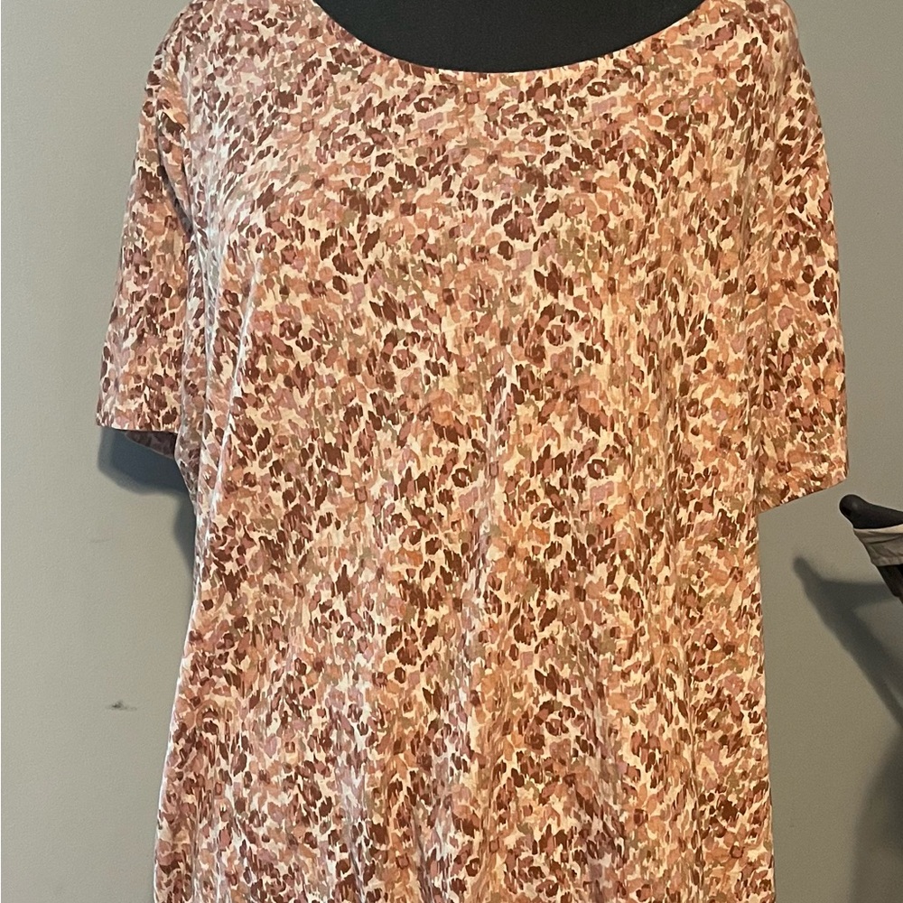 J. Jill Pure Scooped Neck Elliptical Shirt